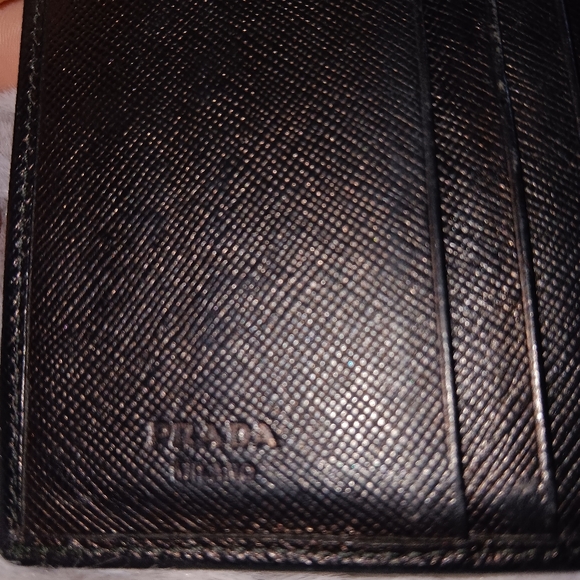 Prada steffiano black leather wallet - Picture 7 of 8